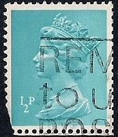 Great Britain #622 1/2P Queen Elizabeth 2, Stamp used F-VF