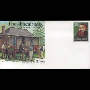 NORFOLK IS. 1985 - Pre-stamped Cover-No.13 Windmill