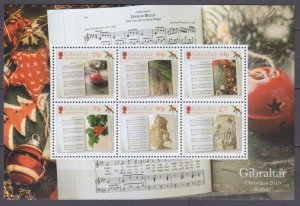 2019 Gibraltar 1939-1944/B140 Christmas - Music 15,50 €