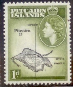 Pitcairn Islands 1957 SC# 21 MLH-OG E170