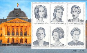 Belgium #1842   QUEENS   Souvenier Sheet of 6 (MNH) CV$18.00