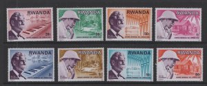 Rwanda #714-21  (1976 World leprosy Day set)  VFMNH CV $4.20