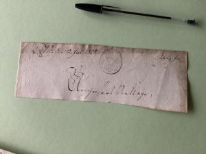 Kingdom of Westphalia Brunswick 1808 courier fee post stamp Ref A1504