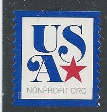 US Cat # 5172, USA & Red Star, Used*-