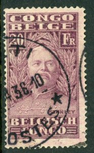 Belgian Congo 1928 Scott #129 High Value Nice Cancel Y85