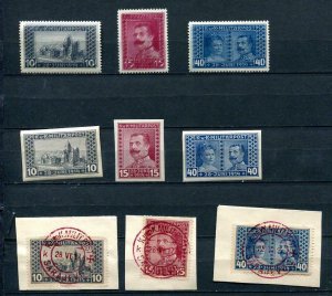 Austria/Bosnia and Herzegovina  1917 Military 3 sets w Varieties 10213