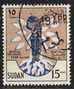 Sudan Sc #128 Used