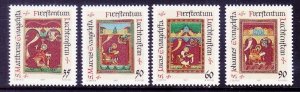 Liechtenstein 873-76 MNH 1987 Christmas Full Set of 4 Very Fine