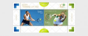 Estland / Estonia - Postfris/MNH - Sheet 100 years Estonian Tennis 2022