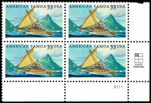 United States #3389 Plate Block MNH - American Samoa (2000)