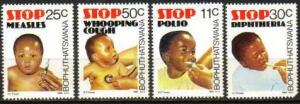 Bophuthatswana - 1985 Health Care Set MNH** SG 154-157