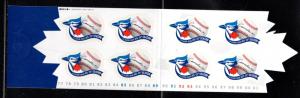 Canada Sc 1901a 2001 Toronto Blue Jays stamp booklet mint NH