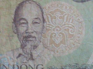 ​VIETNAM- 1988- HO JI MING PERIOD 1000 DONG-ANTIQUE OLD CURRENCY-CIRCULATED