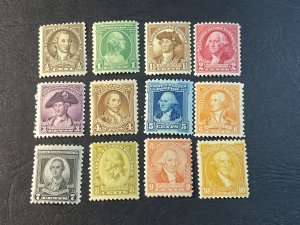 U.S. # 704-715--MINT/HINGED----COMPLETE SET----1932