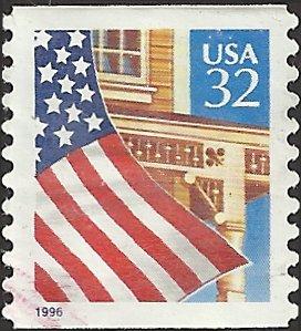 # 3133 USED FLAG OVER PORCH