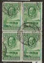 BECHUANALAND   SG99   KGV  1/2D BLOCK OF 4  CDS      VFU        P0206B H