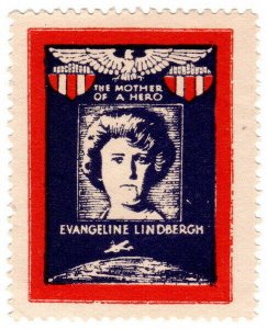 (I.B) US Cinderella : Charles Lindbergh's Mother Label (1927)