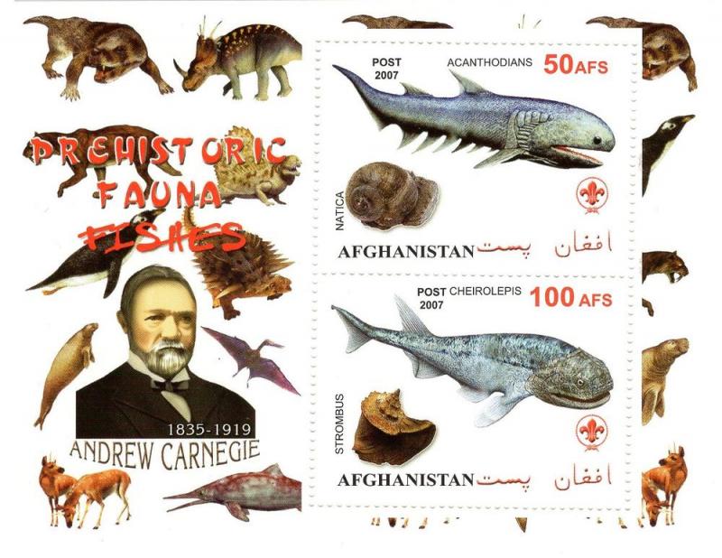 Afghanistan '07 Sheet Prehistoric #07carnegie/prehis3
