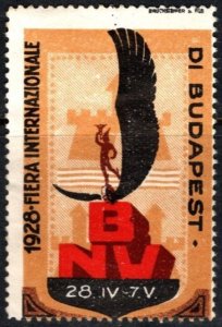 1928 Hungary Poster Stamp International Fair In Budapest 28 April-7 May