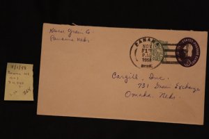 Scott US U540 fm Panama NB to Omaha (#364)