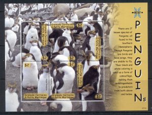 Grenada Carriacou MNH S/S Penguins 2016