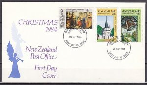 New Zealand, Scott cat. 808-810. Christmas issue. First day cover. ^