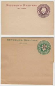 MEXICO 1914-16 PS REVOLUTION ISSUES 2 WRAPPERS & 4 ENVELOPES UNUSED & USED 