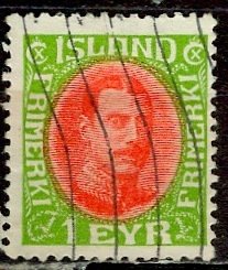 Iceland: 1931; Sc. # 176,  Used Single Stamp