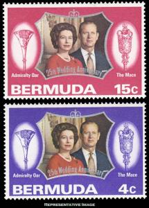 Bermuda Scott 296-297 Mint never hinged.