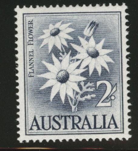 Australia  Scott 327 MH* Flower stamp