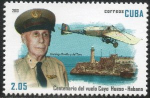 CUBA Sc# 5398  CAYO HUESO FLIGHT airmail  2013  MNH mint