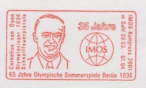 Meter cut Germany 2001 Olympic Games 1936 - Pistol shooting