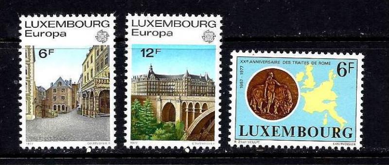 Luxembourg Scott #597-8 Mint Never Hinged