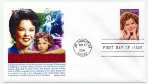 5060 Shirley Temple, Legend of Hollywood 2016, Panda Cachets FDC