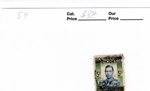 Southern Rhodesia #54 Used - Stamp - CAT VALUE $3.50
