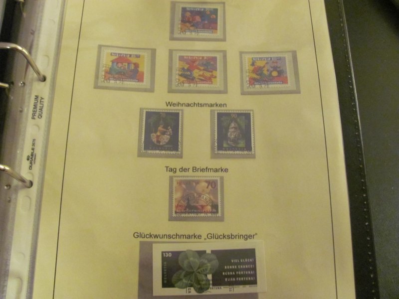 SWITZERLAND 1978-2005 STAMPS & COVERS XF COULD BE AS MUCH AS $2000 CATALGUE(188)