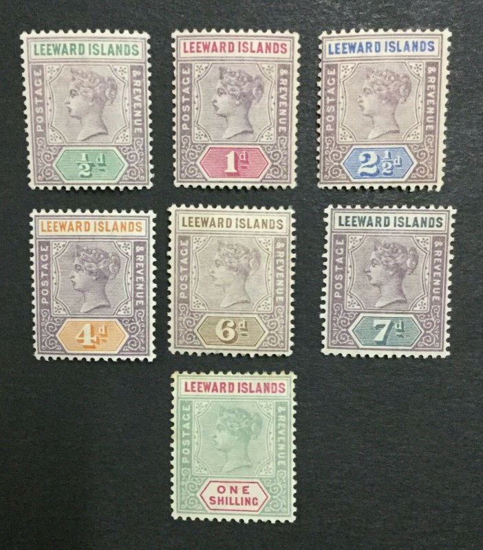 MOMEN: LEEWARD ISLANDS SG # 1890 MINT OG H LOT #198634-6187