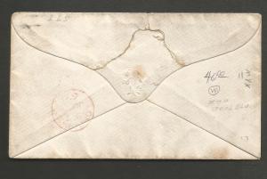 UNITED STATES 1867 24c  on COVER TO ENGLAND   Sc 78 ASDA CERT
