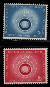 United Nations UN Scott 53-54 set MH*