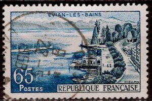 France; 1957: Sc. # 856: O/Used Single Stamp