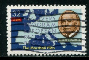 3141 US 32c The Marshall Plan, used