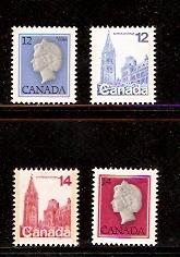Canada #713-6 Parliament/Elizabeth Set  Mint NH