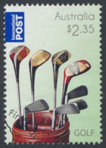 Australia SC# 3568 SG 3645 Golf Used with fdc see details & scans