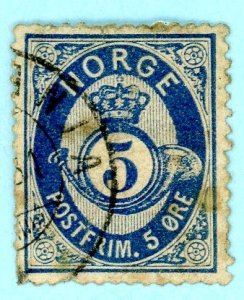 Norway, Scott #24, Used