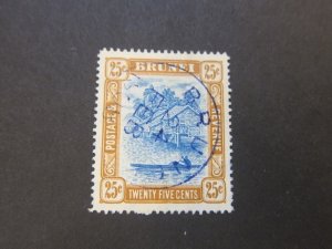 Brunei 1907 Sc 29 FU