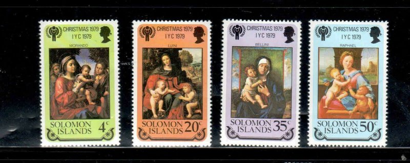 SOLOMON ISLANDS #413-416  1979  CHRISTMAS     MINT VF NH  O.G