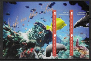 MONTSERRAT SGMS1509 2012 LIFE AT SEA   MNH