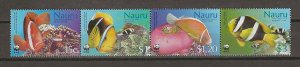 NAURU 2003 WWF SG 566/9 MNH Cat £8.50