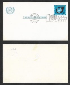 SD)1969 UNITED NATIONS  FIRST DAY COVER, UNITED NATIONS ORGANIZATION, XF