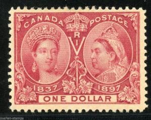 CANADA $1 JUBILEE  SC#61  SG#136  MINT HINGED